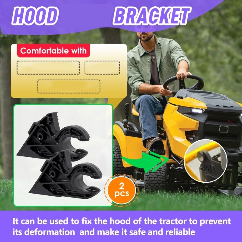 Gardening Tools List - 2-pack maaier motorkap draaibeugels, vervangende motorkapsteunonderdelen