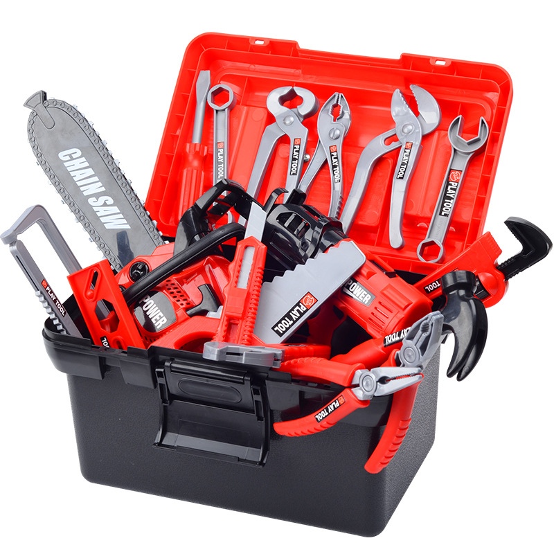 Gardening Tools Kit For Kids - Kindergereedschapset, speelgoedboormachine, schroevendraaier, gereedschapskist, rollenspel bouwset,