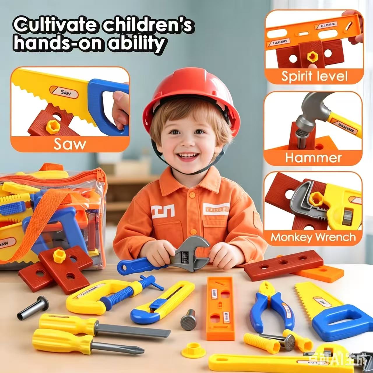 Gardening Tools Girls - Plastic simulatie-onderhoudsgereedschap constructiespeelgoedset voor kinderen van