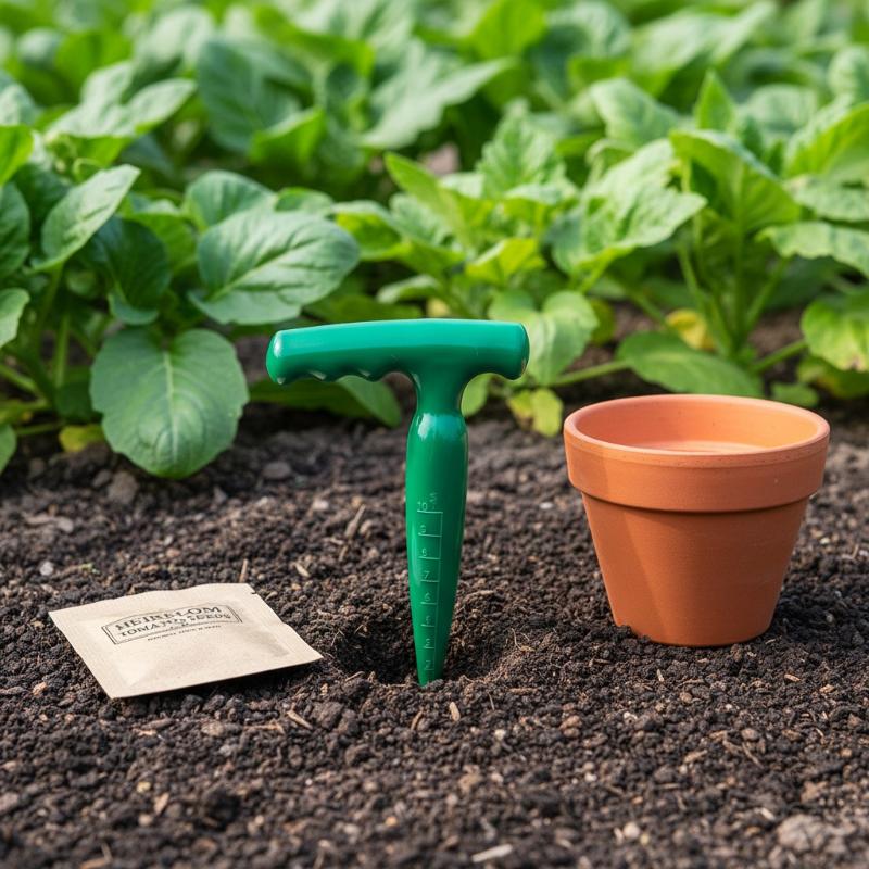 Gardening Tools For Digging - 1PC Handheld Clear Scale Garden Hole