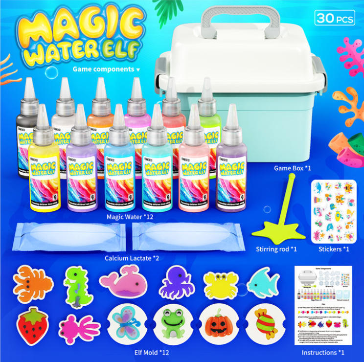 Gardening Tools Toys - Magic Gel Water Beads Toy: 12-pack