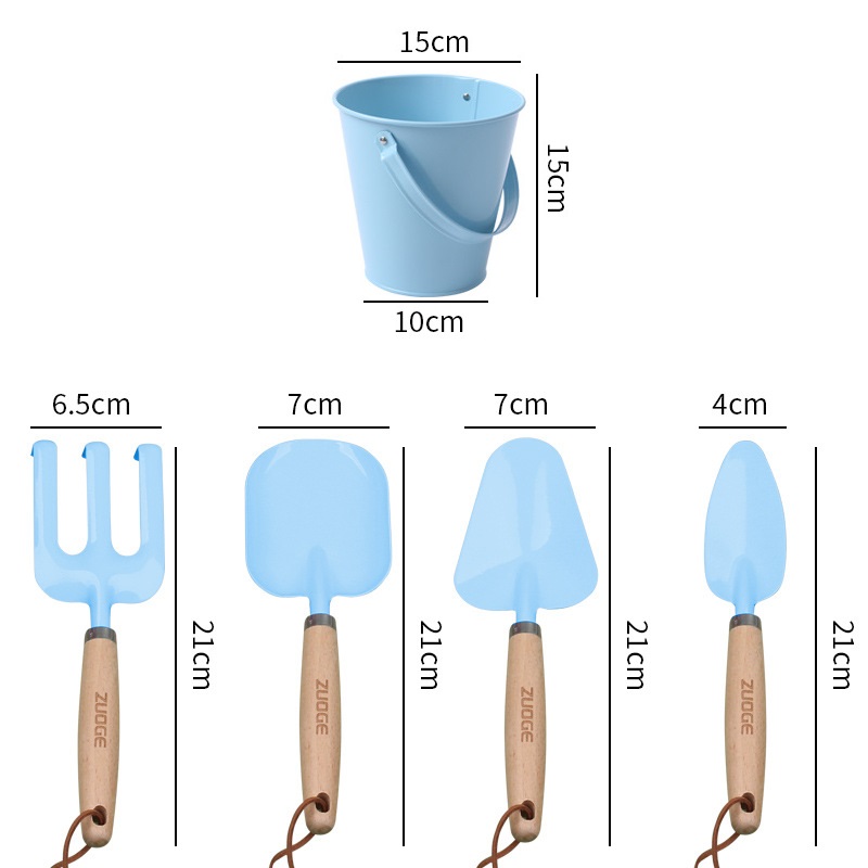 Tuinset voor kinderen 7-delig, - Gardening Tools Kit For Kids recensie en prijs