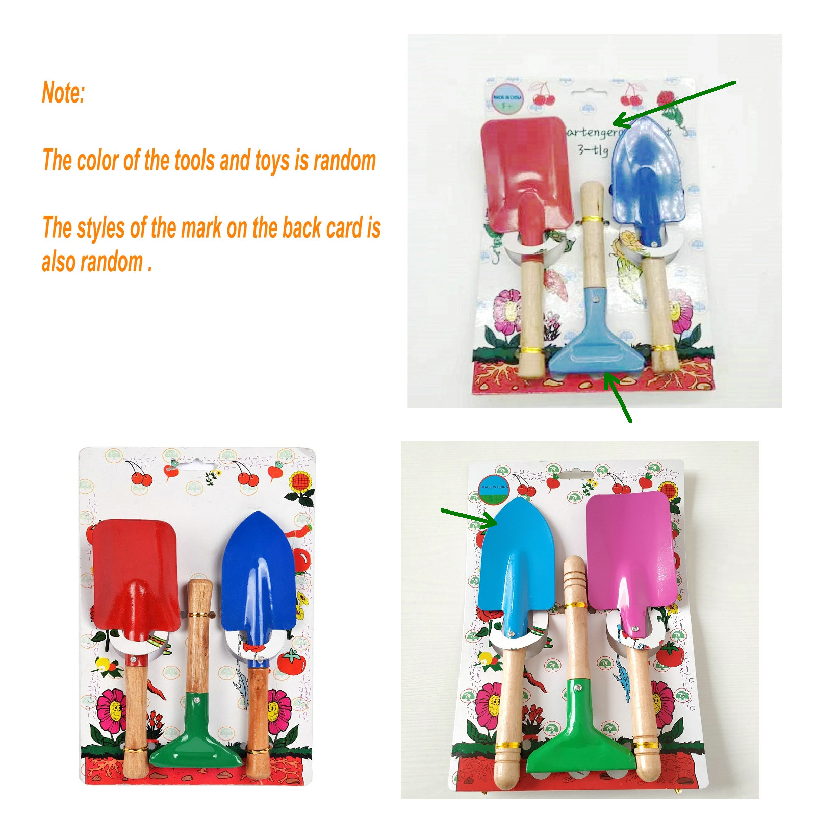Eén set drie stuks Camping- en - Gardening Tools Toys recensie en prijs
