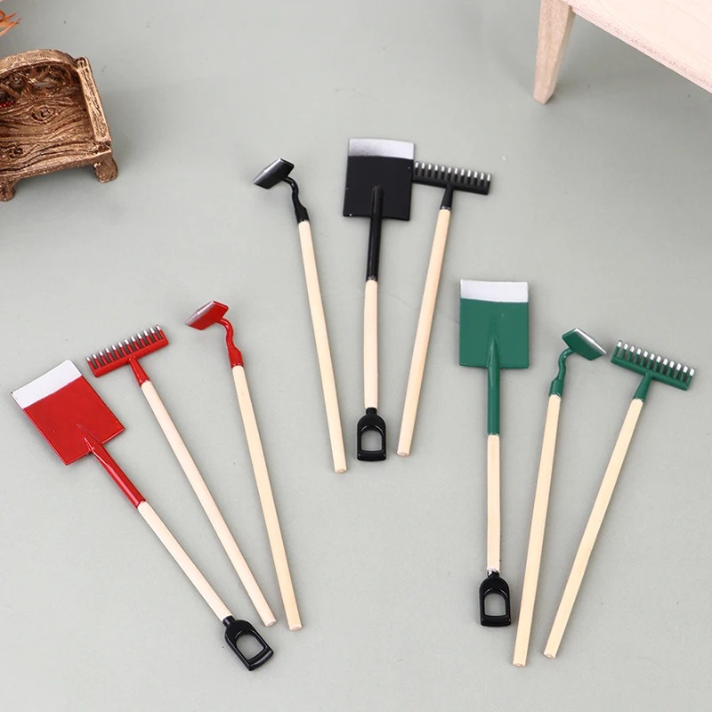 3 Stuks 1:12 Poppenhuisminiatu - Gardening Tools Toys recensie en prijs