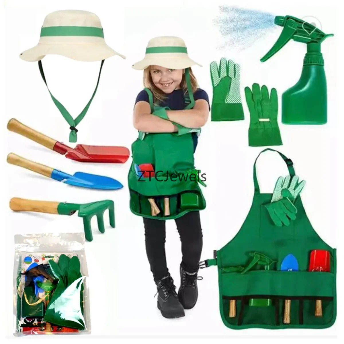 Tuinschort voor kinderen, gere - Gardening Tools Girls recensie en prijs
