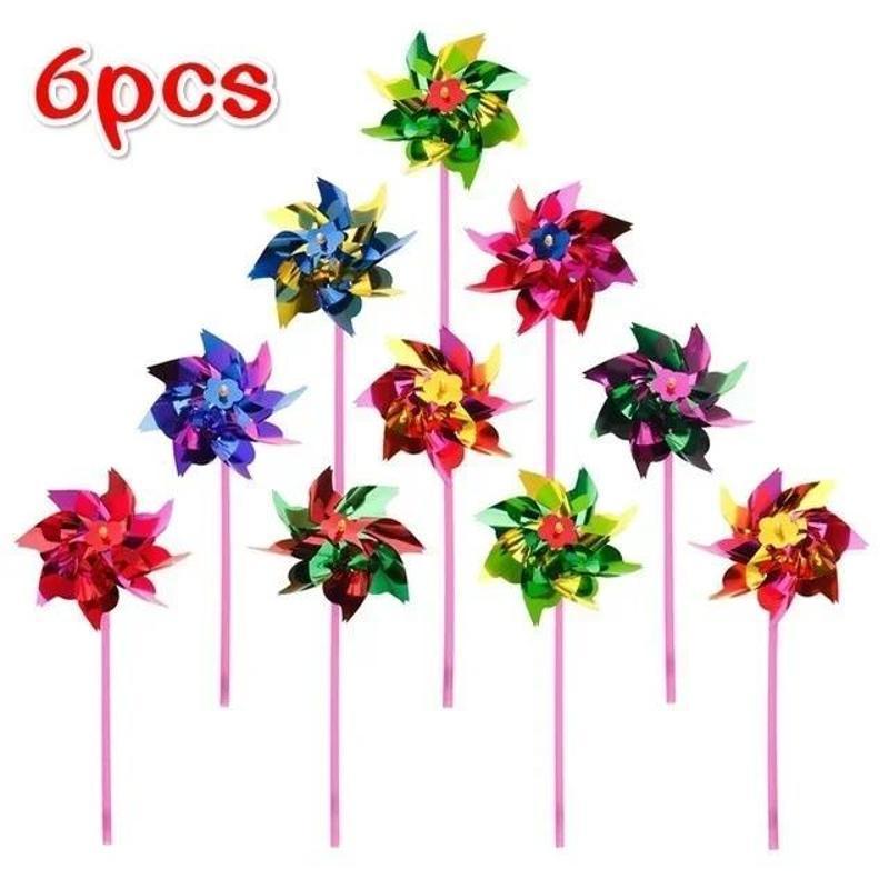 6 Stuks Plastic Windmolen Pinw - Gardening Tools Toys recensie en prijs
