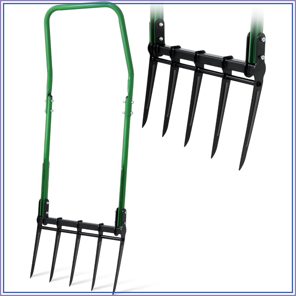 Zware 5-tands brede vork voor  - Gardening Tools For Digging recensie en prijs