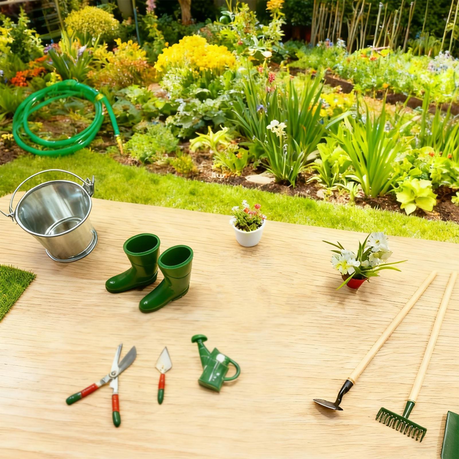 Miniatuur tuindecoratie Realis - Gardening Tools Girls recensie en prijs