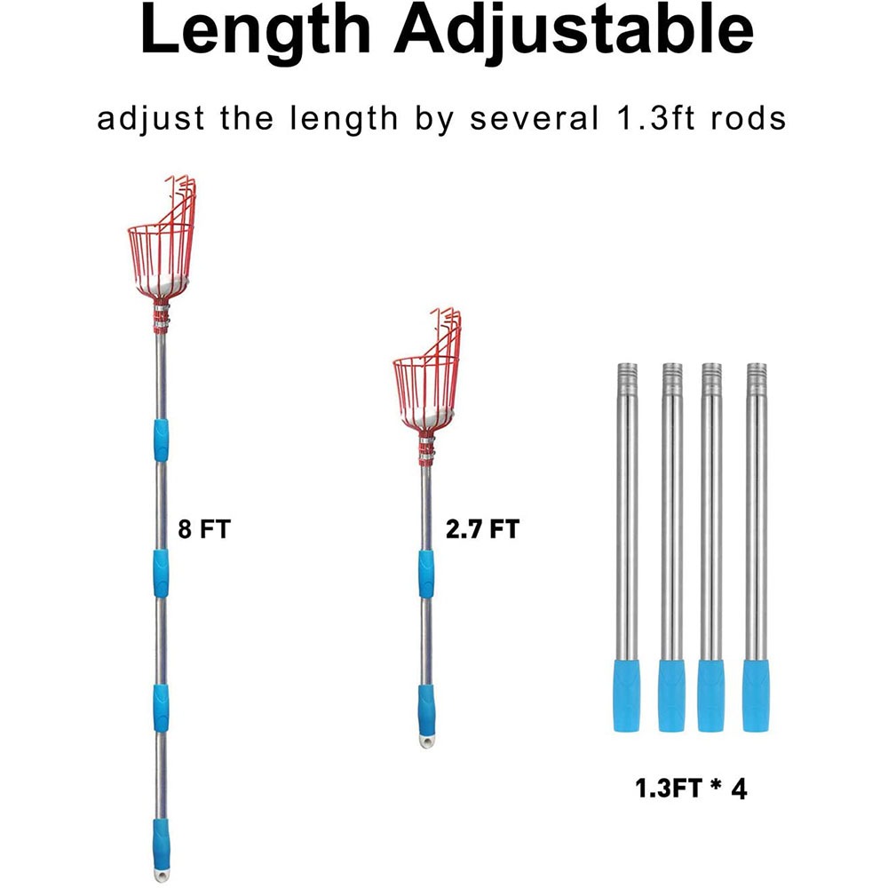 260cm Fruitplukker, Verstelbar - Gardening Tools Sale recensie en prijs
